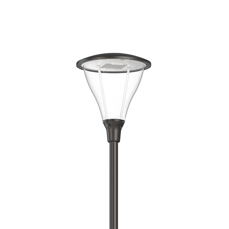Mangkuk PC gaya moden Dipimpin lampu taman luar